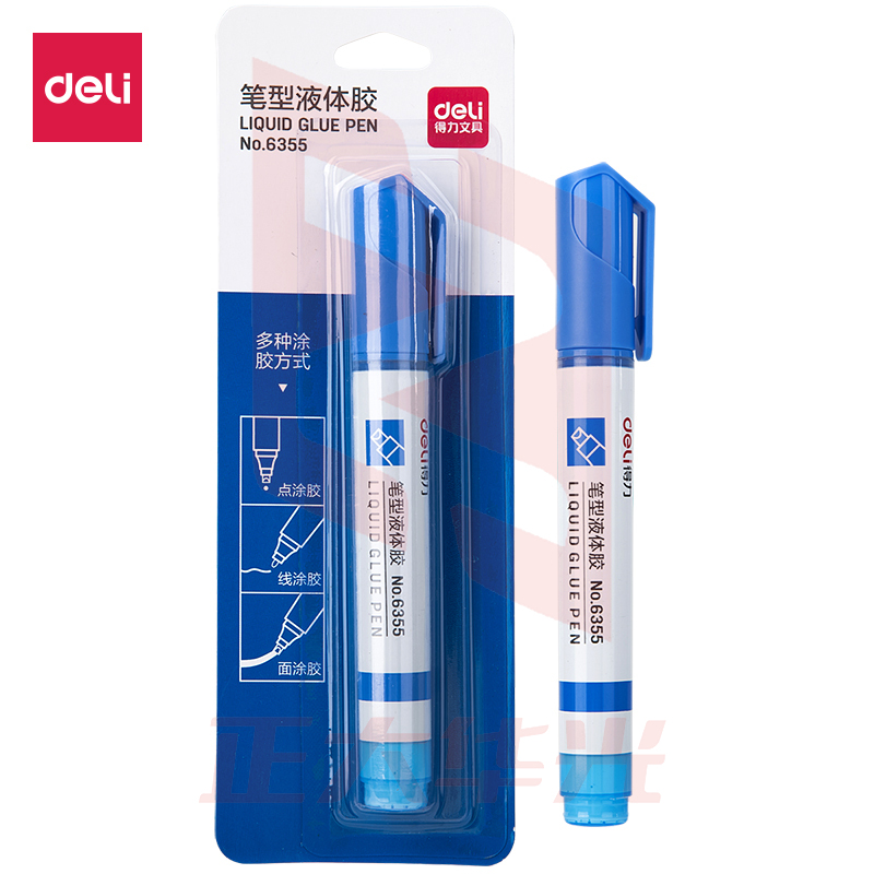 得力6355笔形液体胶(蓝色)(10ml/卡)XTGM0301141959987