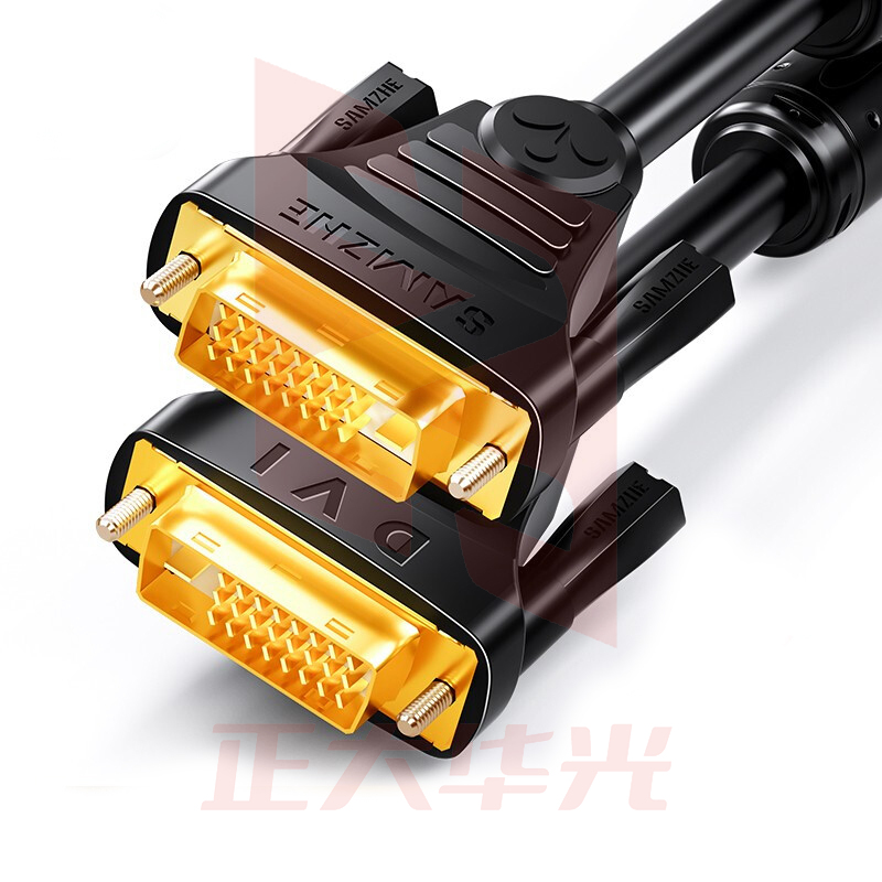 山泽(SAMZHE)DV-8030 DVI线dvi24+1数字高清公对公连接线dvi-d转换线3米 黑色(XTGM202307230819474