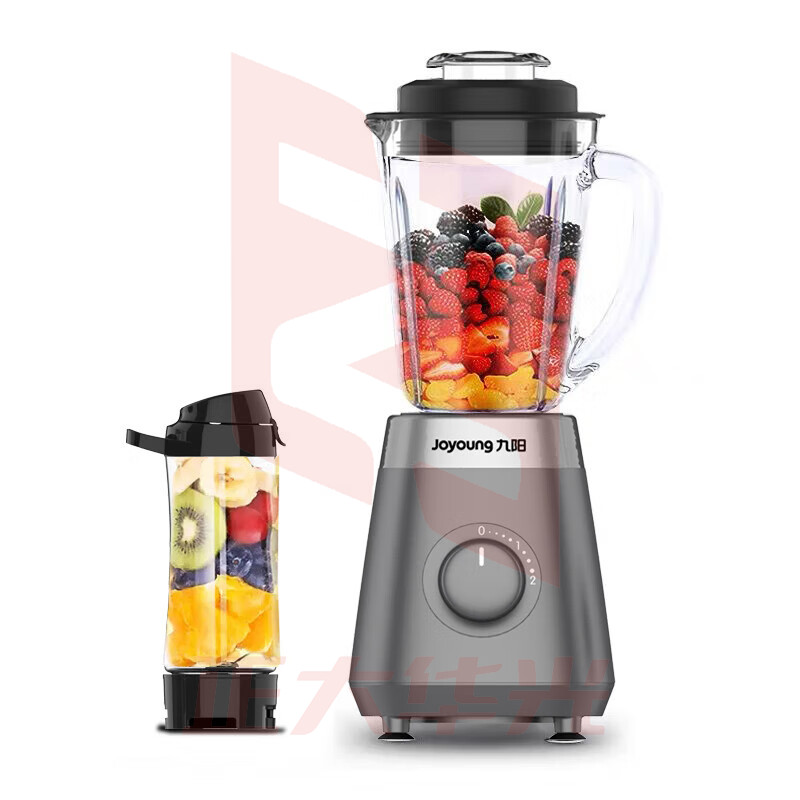 九阳(Joyoung)料理机 榨汁搅拌机便携果汁机多功能碎冰机辅食机 灰色/玻璃杯/250w  L6-C22D (XTGM202308111522501)