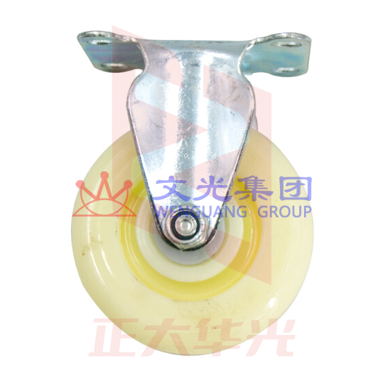 5寸白色加厚尼龙轮  5寸定向轮 XTGM202303261321180