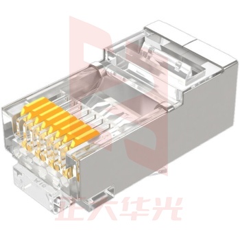 山泽 SAMZHE PB6010 工程级六类千兆网络屏蔽水晶头 10个 RJ45网线8P8C网线接头FTP铜壳 (XTGM2023072308224413)