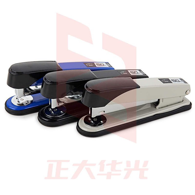 得力0314订书机(黑蓝白，颜色备注)XTGM02191433083731