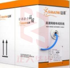 山泽SZ-6305六类网线 非屏蔽 无氧铜高速CAT6类千兆网线  305米/箱(XTGM202307230813160 )