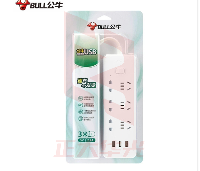 公牛 GB-UUB126 3米接线板  XTGM01081024226676