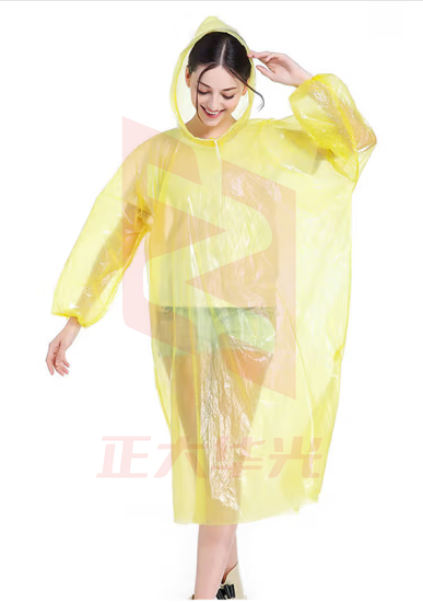 欣沁 成人雨衣 一次性雨衣 套头雨衣 户外登山旅行防雨罩雨披男女士长款带帽加厚雨衣 6件装 颜色随机(XTGM202308111443493)