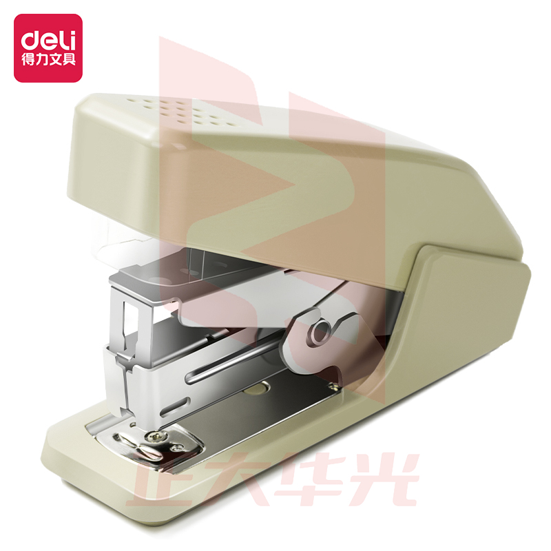 得力0460省力订书机(浅蓝，浅粉，浅蓝，浅绿，颜色备注) XTGM0219160002163