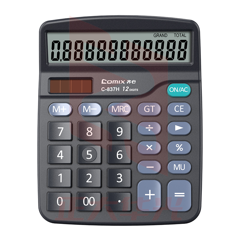 齐心 C-837H 计算器 中台 超省钱  黑色   XTGM02021246001944
