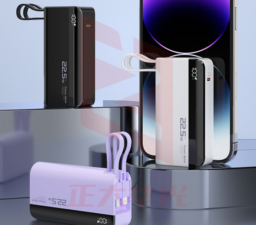 纽曼(Newmine)AL18 升级 充电宝 自带线22.5W快充10000毫安时移动电源 白XTGM202308161306006