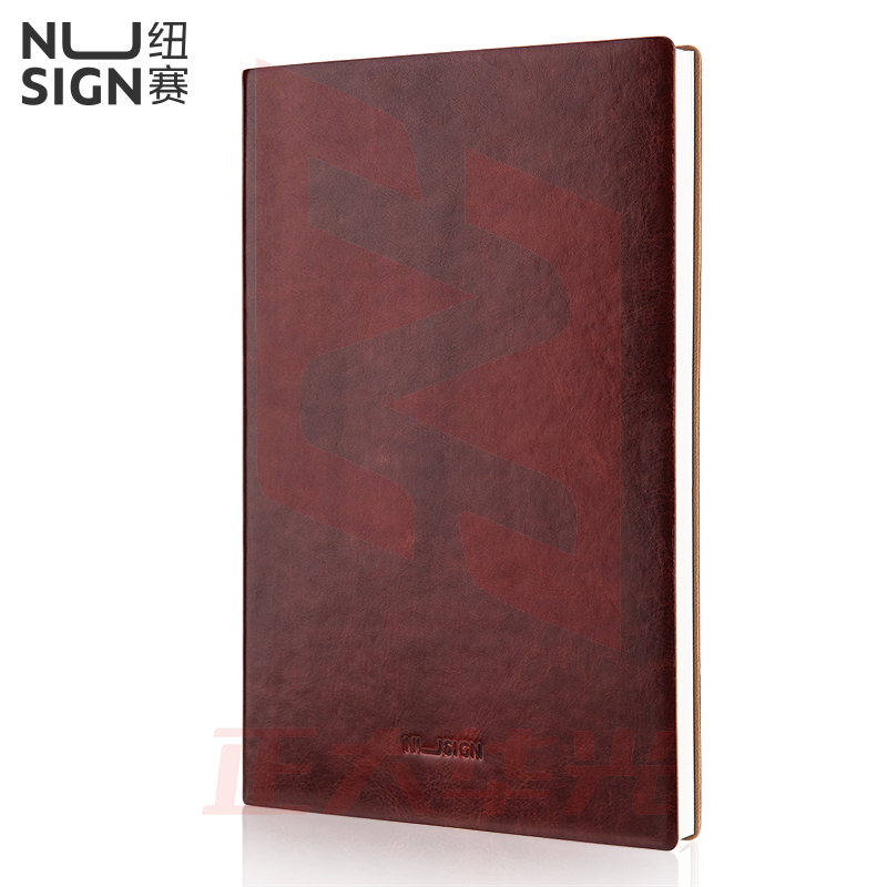 纽赛(NUSIGN)NS252皮面笔记本 B5/160张 油蜡棕   XTGM202301291514480