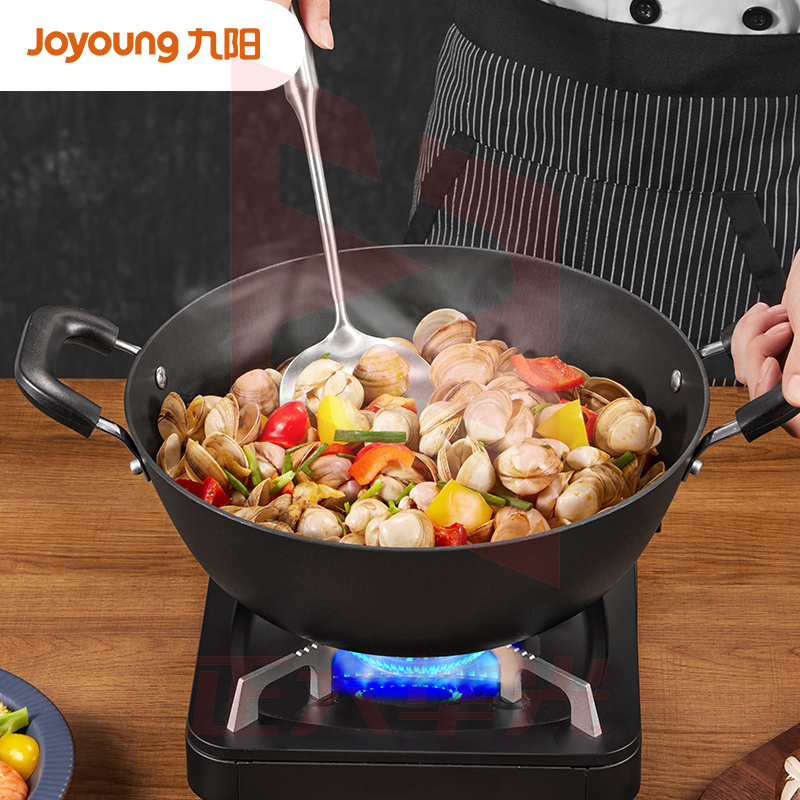 九阳(Joyoung) 铸铁双耳真不锈炒锅 CF34C-CJ904 (XTGM2023081115223210)