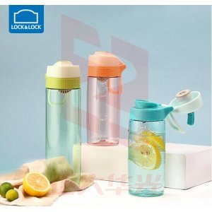 乐扣乐扣 lock&lock ABF767BLU Tritan塑料杯 运动水杯便携茶水杯 蓝色550ML  (XTGM202308111438206)