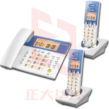 步步高(BBK) W101数字无绳电话机 子母机 屏幕按键双背光 三方通话 大屏幕显示 白1拖2  IT.225 XTGM202311130838520