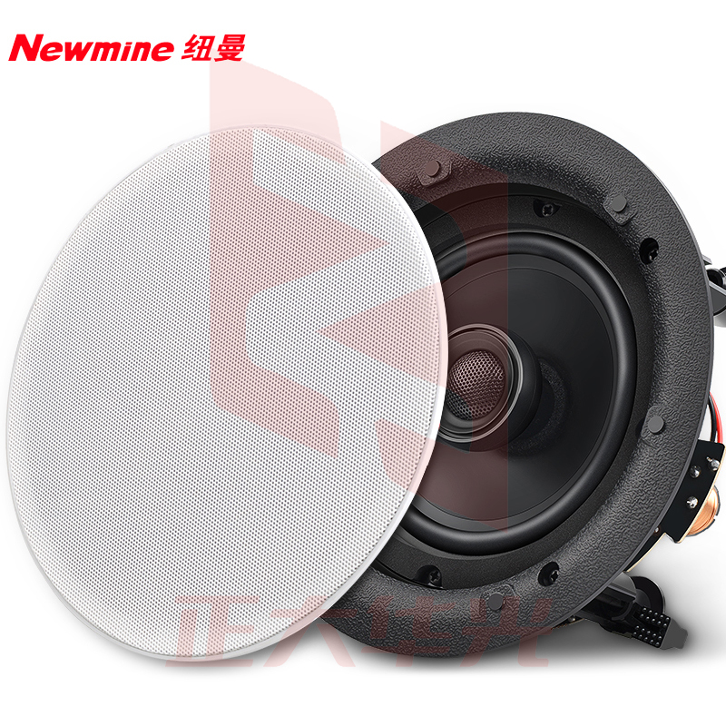 纽曼(Newmine) 吸顶音响 ND-8 公共广播背景音乐同轴高音音响系统(6英寸) XTGM202308161310273