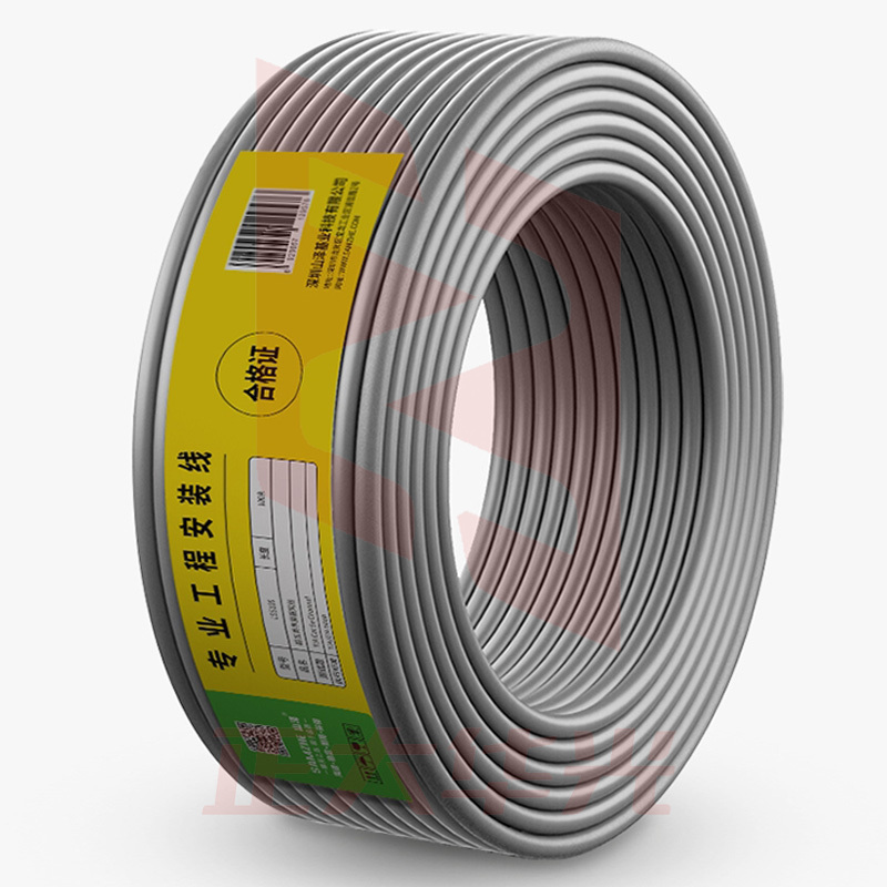 山泽(SAMZHE) 六类网线 非屏蔽CAT6类箱线 监控用线 工程家装千兆网络用线 50米 灰色 HS6050(XTGM2023072308240710)