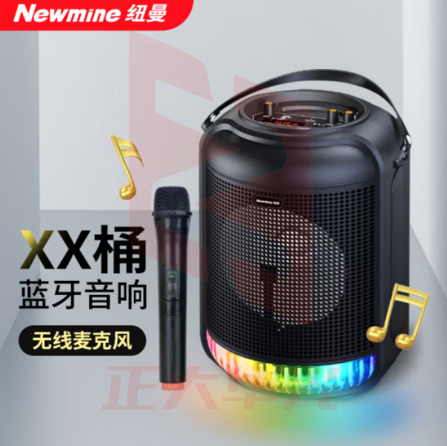 纽曼(Newmine)K22音响蓝牙音箱 便携户外音响 单支无线话筒 XTGM202308161313117