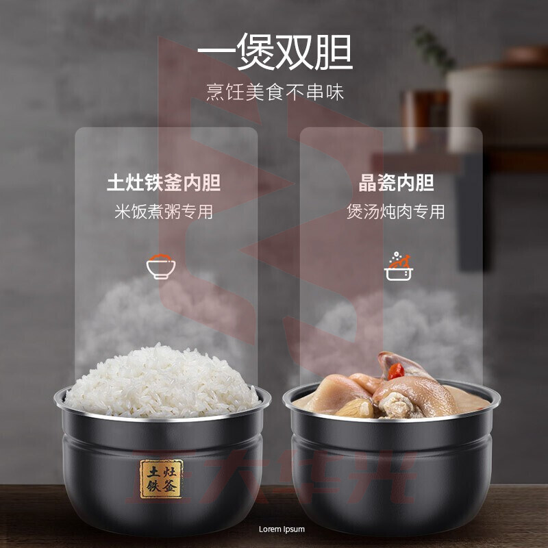 九阳(Joyoung)电压力锅 5L大容量适3-7人 双胆压力煲 全程沸腾 肉香汤浓 IH加热  Y-50IHS10  (XTGM202308111522545)