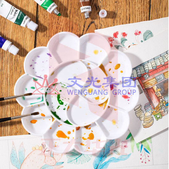 得力(deli) 9403 大号调色盘 学生美术调色碟 水粉水彩调色盘  XTGM202303261256381