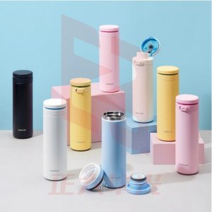 乐扣乐扣 locknlock LHC3274 316不锈钢弹跳保温杯 商务便携保温保冷随手杯 430ml 蓝色 (XTGM202308111435499)