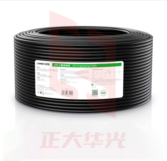 绿联SDI线75-3/5接口BNC高清纯铜线80853芯双屏蔽摄像头传输视频线硬盘录像机同轴线 SDI线 100米(不带头)XTGM202307141508437