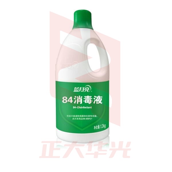 蓝月亮  消毒水漂白除菌84消毒液1.2kg/瓶 6瓶/箱  (XTGM202308101307261)