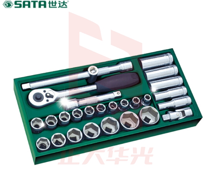 世达(SATA)工具托组套-27件12.5MM系列套筒  09903