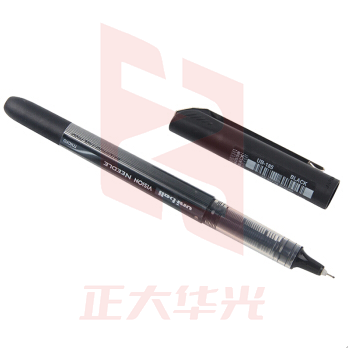三菱 UB-185 黑色 直液式针管型中性笔 签字笔 走珠笔 0.5mm  XTGM202303301026534