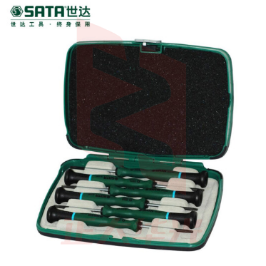 世达(SATA)6件花形微型螺丝批组套货号09313