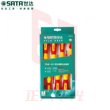世达(SATA)5件VDE绝缘螺丝批组套货号09302