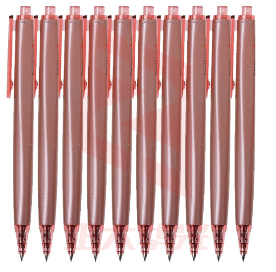 晨光AGPH3701优品高密度按动中性笔0.5mm水笔签字笔10支 红  XTGM01181446488213