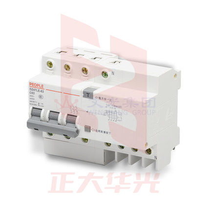 人民电器 RDX2LE-3P80A4L拼装 漏电断路器  XTGM202302151044500