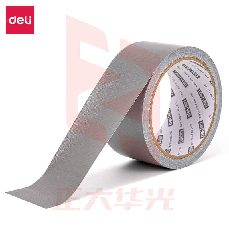 得力52001布基胶带48mm*10m*230μm(银灰)(1卷/热缩)XTGM02261559253546