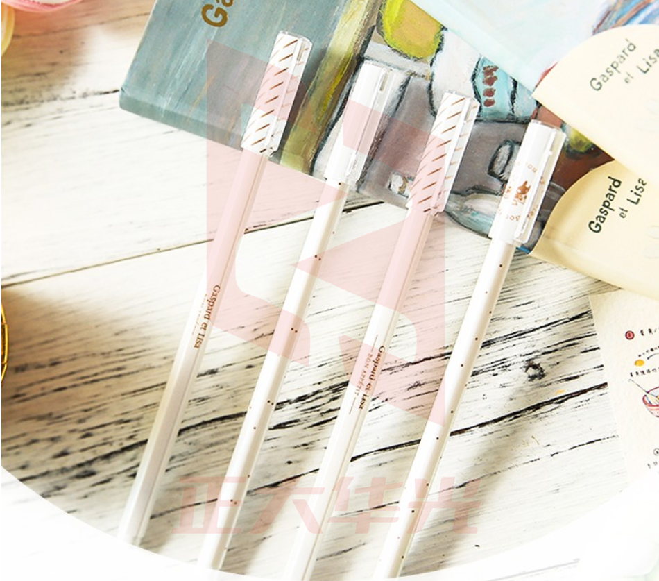 晨光(M&G)中性笔全针管0.38mm 卡斯波和丽莎系列学生水笔签字笔 QGPB2812 黑色10支装  XTGM01280840134647