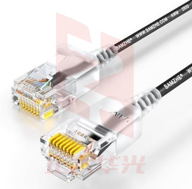 山泽(SAMZHE)超六类网线细线CAT6A类无氧铜 万兆高速成品连接线 1.5米黑色SZH-6015 (XTGM202307230813217)