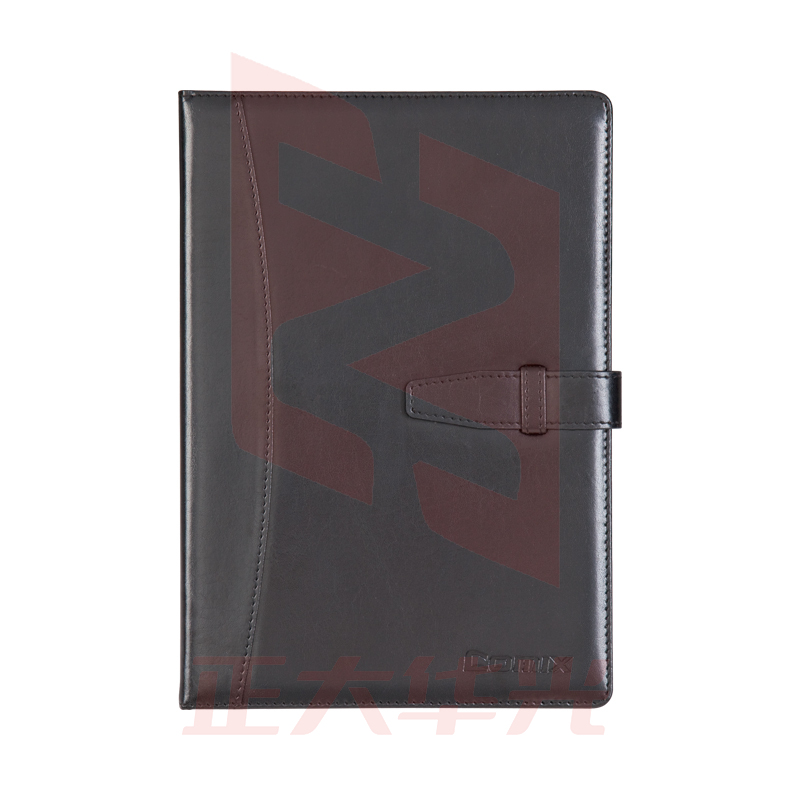 齐心 C5807 皮面笔记本 18K 114张 黑色    XTGM02060806363180