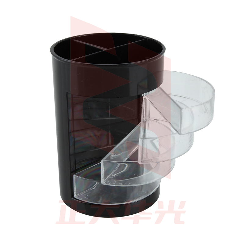 齐心 B2101 办公笔筒 四格分类(颜色随机)  XTGM01311602116611