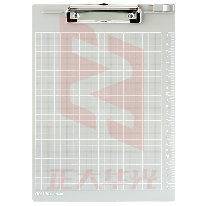 得力9240书写板夹(浅灰)XTGM02261407148698