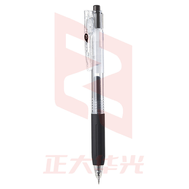 齐心 K5511 速干按动中性笔 精钢尖锥笔头 0.5mm  黑色   XTGM02011519195084
