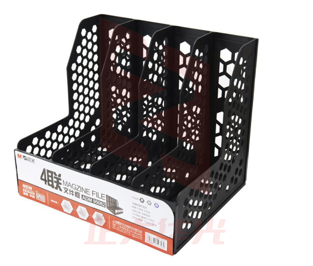 晨光ADM95082蜂窝形四联文件框(黑蓝2色，颜色备注)XTGM02121431037032