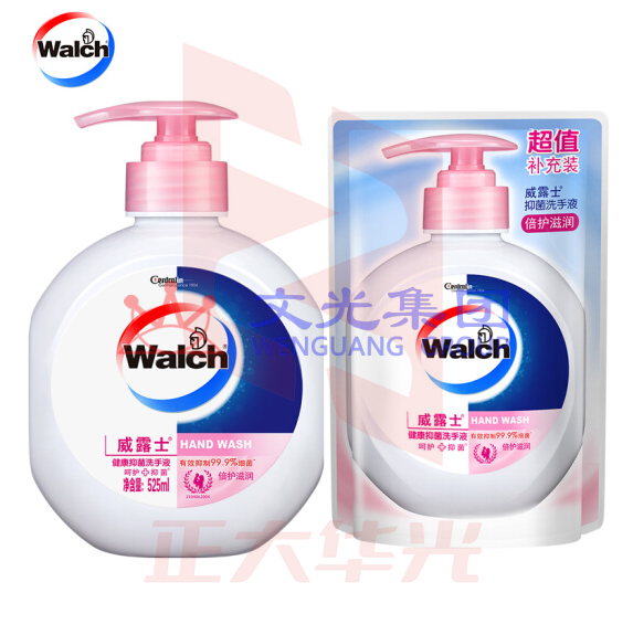 威露士 健康抑菌洗手液(倍护滋润)525ml瓶装+250ml袋 XTGM202303261332010