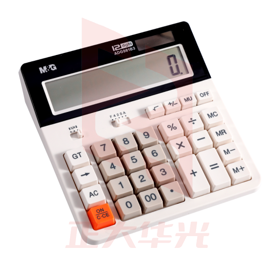 晨光电脑按键桌面型计算器(白)ADG981B3  XTGM01281420023960
