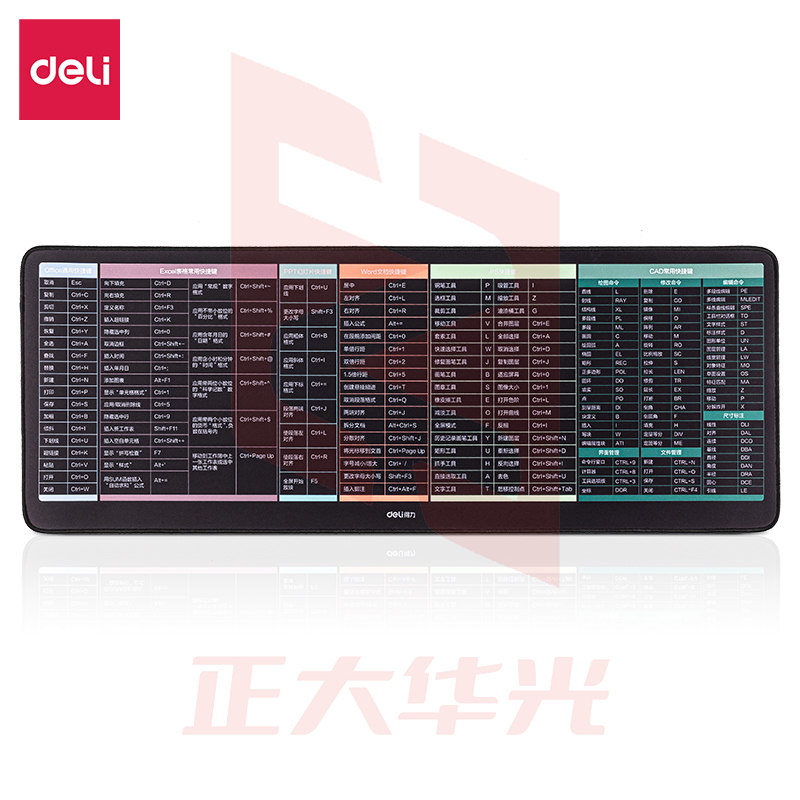 得力83004鼠标垫(黑)(块)XTGM04091341239431