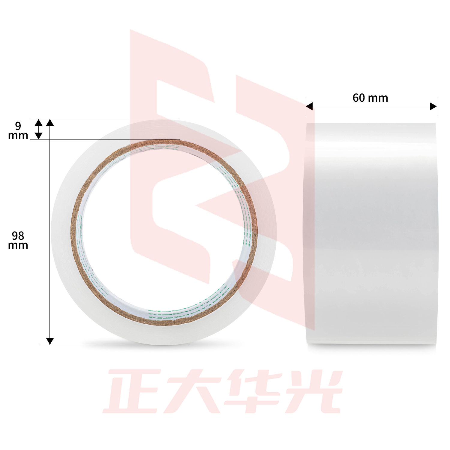 得力品正30931封箱胶带60mm*60y*45um(卷)(普透)XTGM02271525444778
