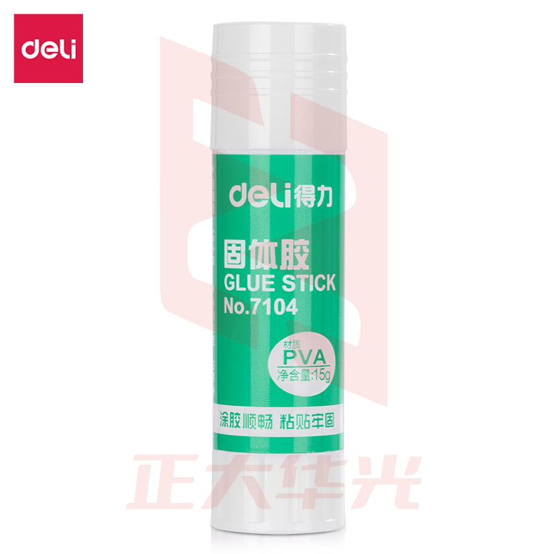 得力7104固体胶(白色)(15g/支)XTGM03011045388011