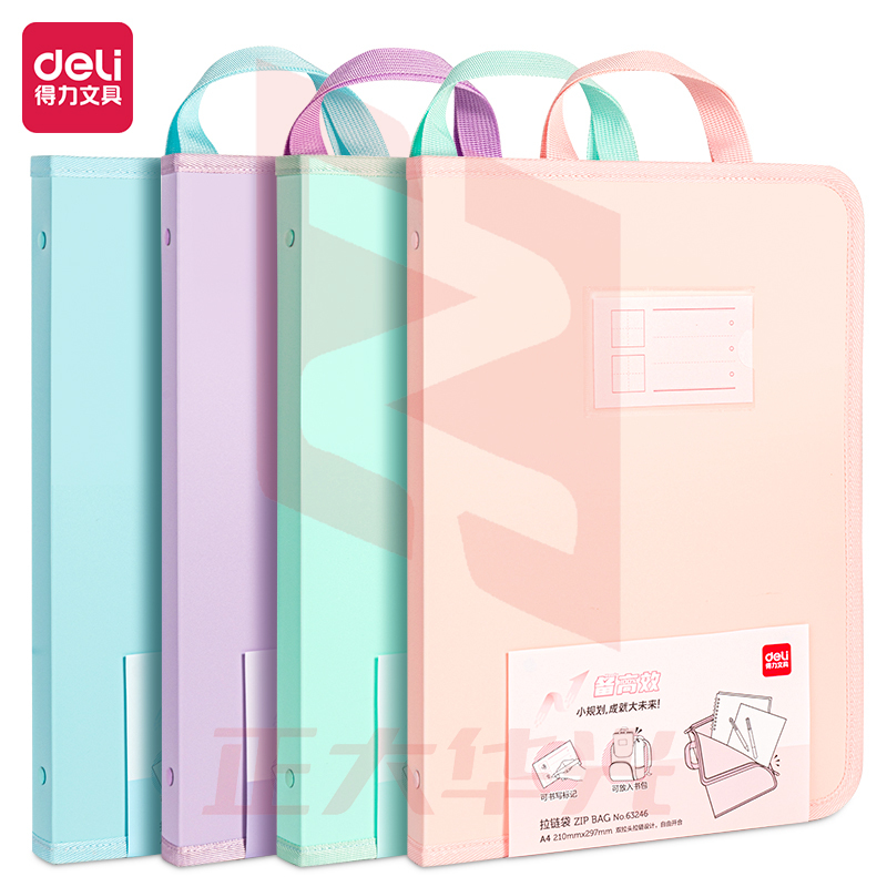 得力63246备考拉链袋(混)(个)XTGM02241512166000