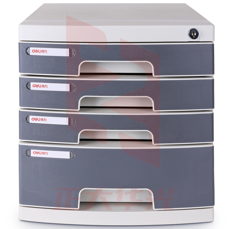 得力8854文件柜带锁(浅灰)(只)XTGM04101456255761