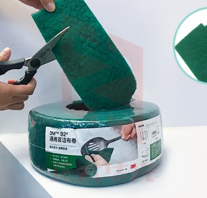 3M 百洁布 思高92# 强力去污 通用清洁布 厨房洗碗布 抹布 家用商用清洁 yzlc 1卷装    XTGM202302150934562