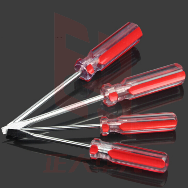 601系列双色彩条螺丝批水晶透明手柄螺丝刀改锥带磁螺丝刀规格 十字6*200XTGM202303270945405