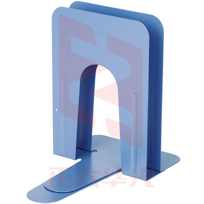 齐心 A1100 铁书立(215mm)(2片/套)蓝色   XTGM02010908573696