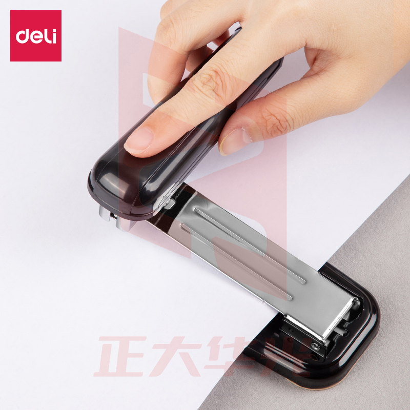 得力0828订书机(蓝白黑，颜色备注)XTGM02191531563999