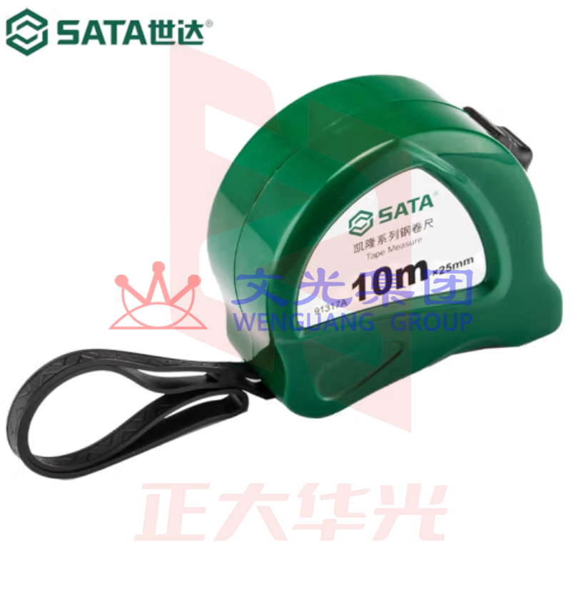 世达(SATA)91317A钢卷尺 盒尺10Mx25MM